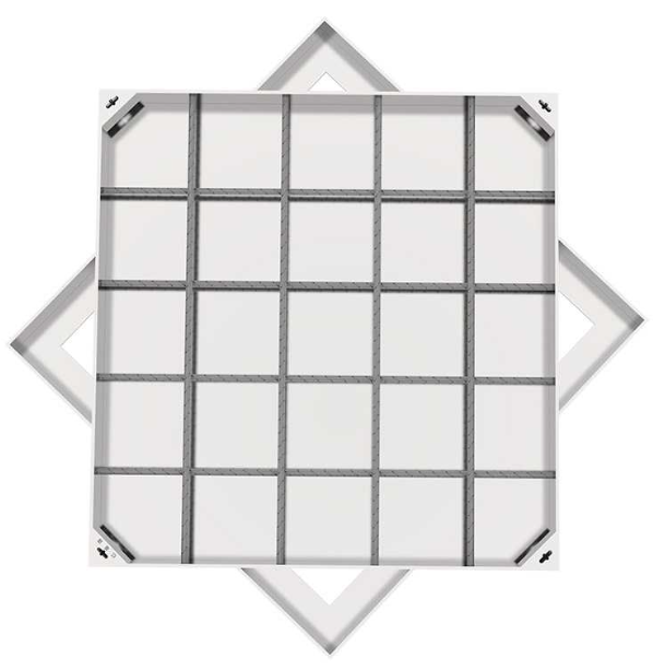 新龙镇不锈钢方井展示